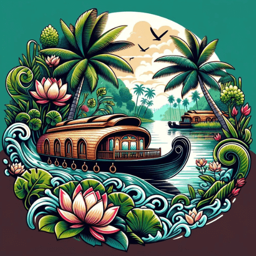 Alleppey Boats Logo